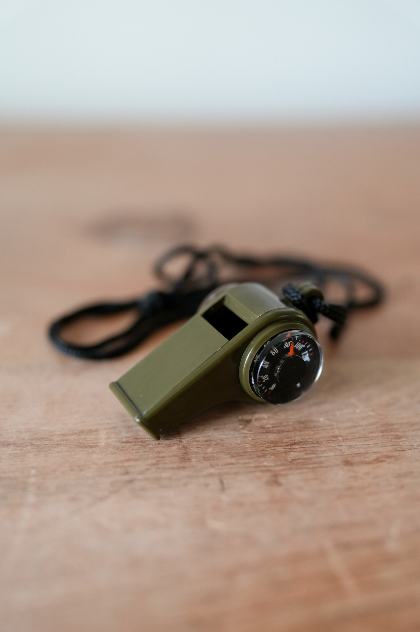 Whistle with Compass + Thermometer