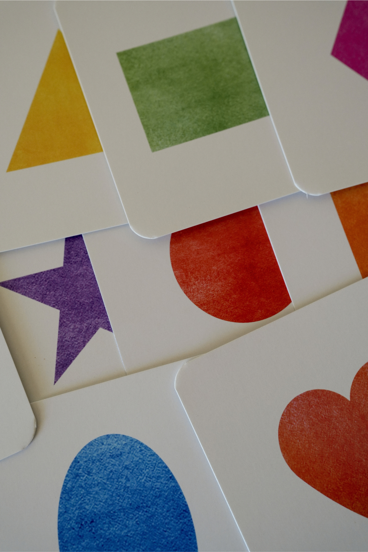 Shapes & Colors Watercolor Cards