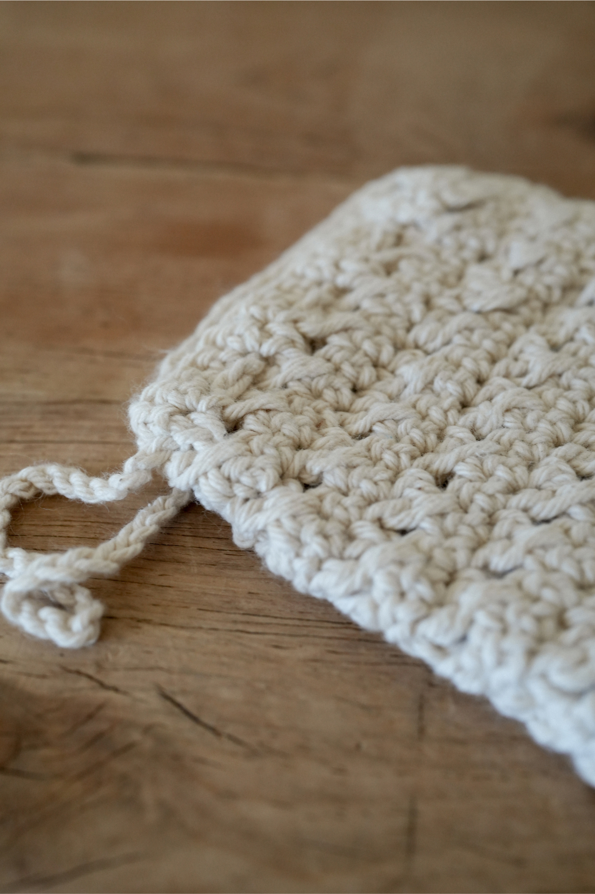 Hand-Knit Soap Sock