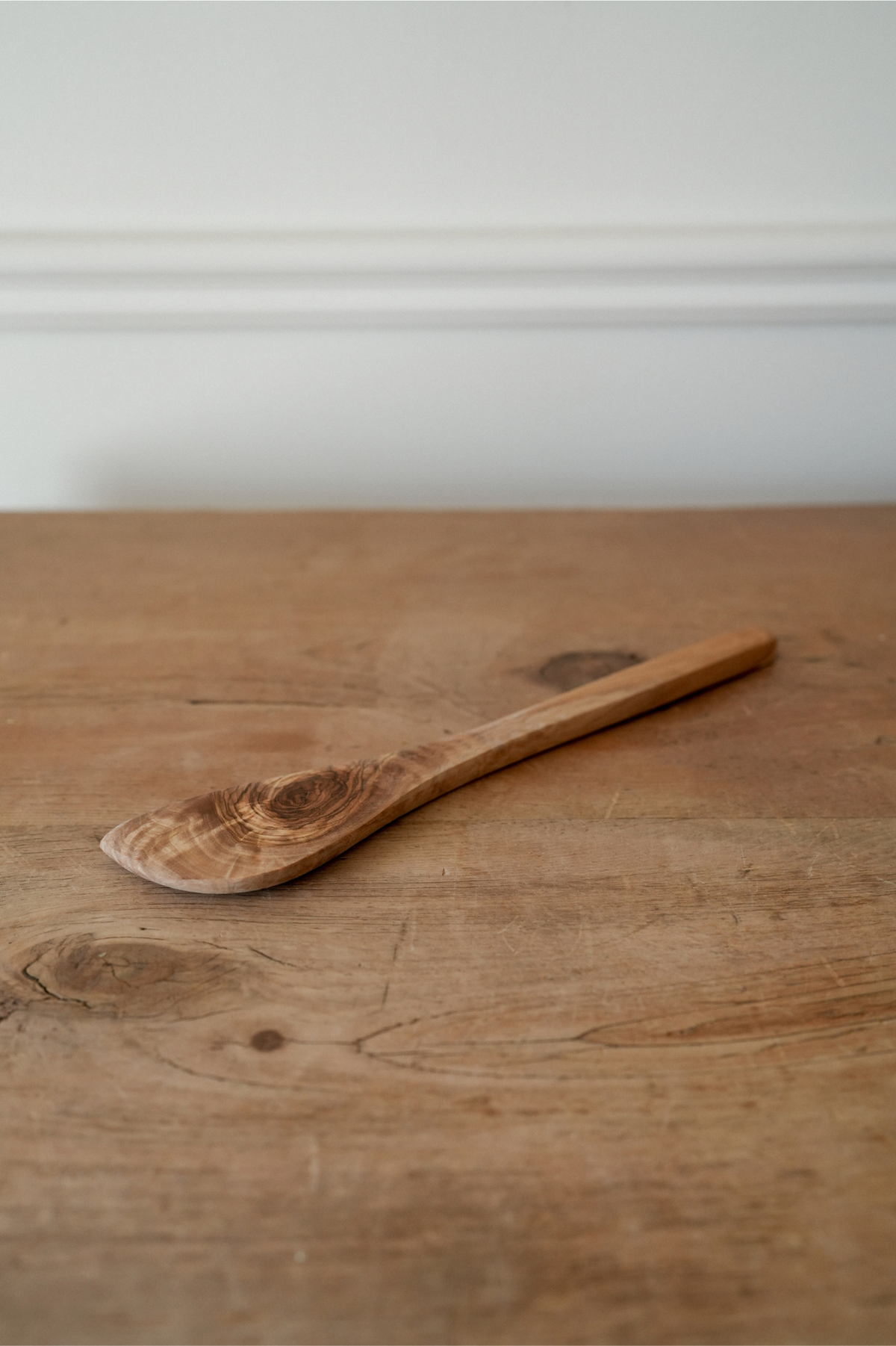 Olive Wood Corner Spatula