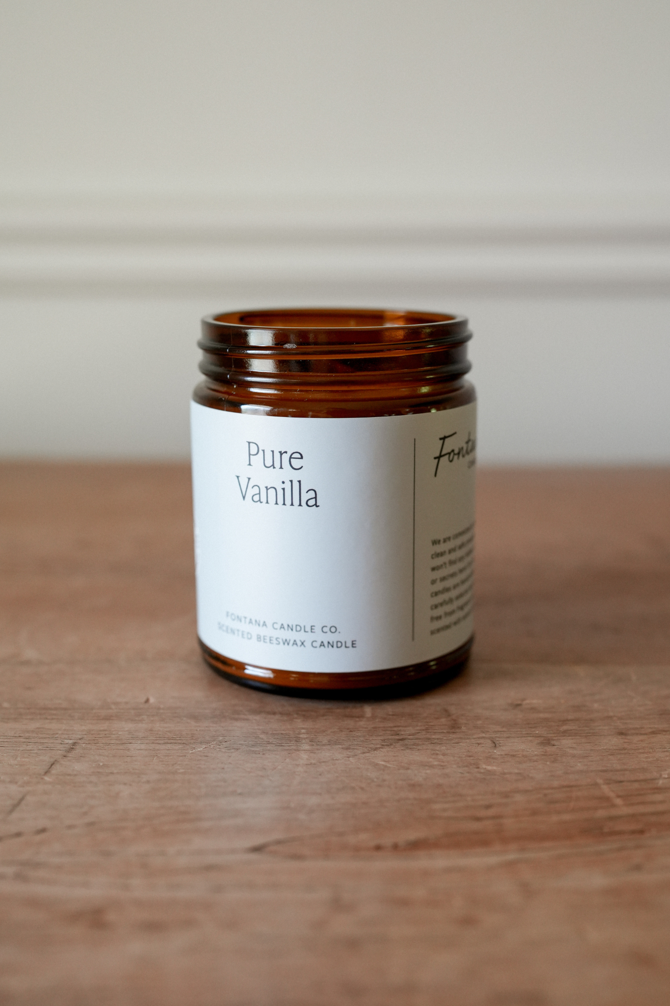 Beeswax Candle ~ Pure Vanilla