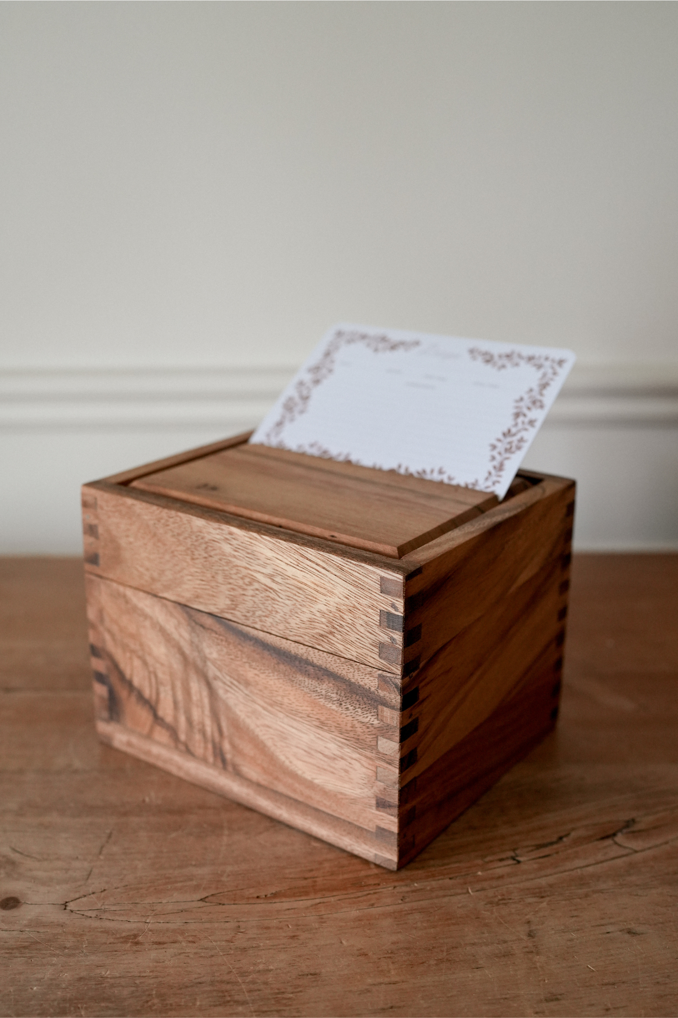 Acacia Recipe Box