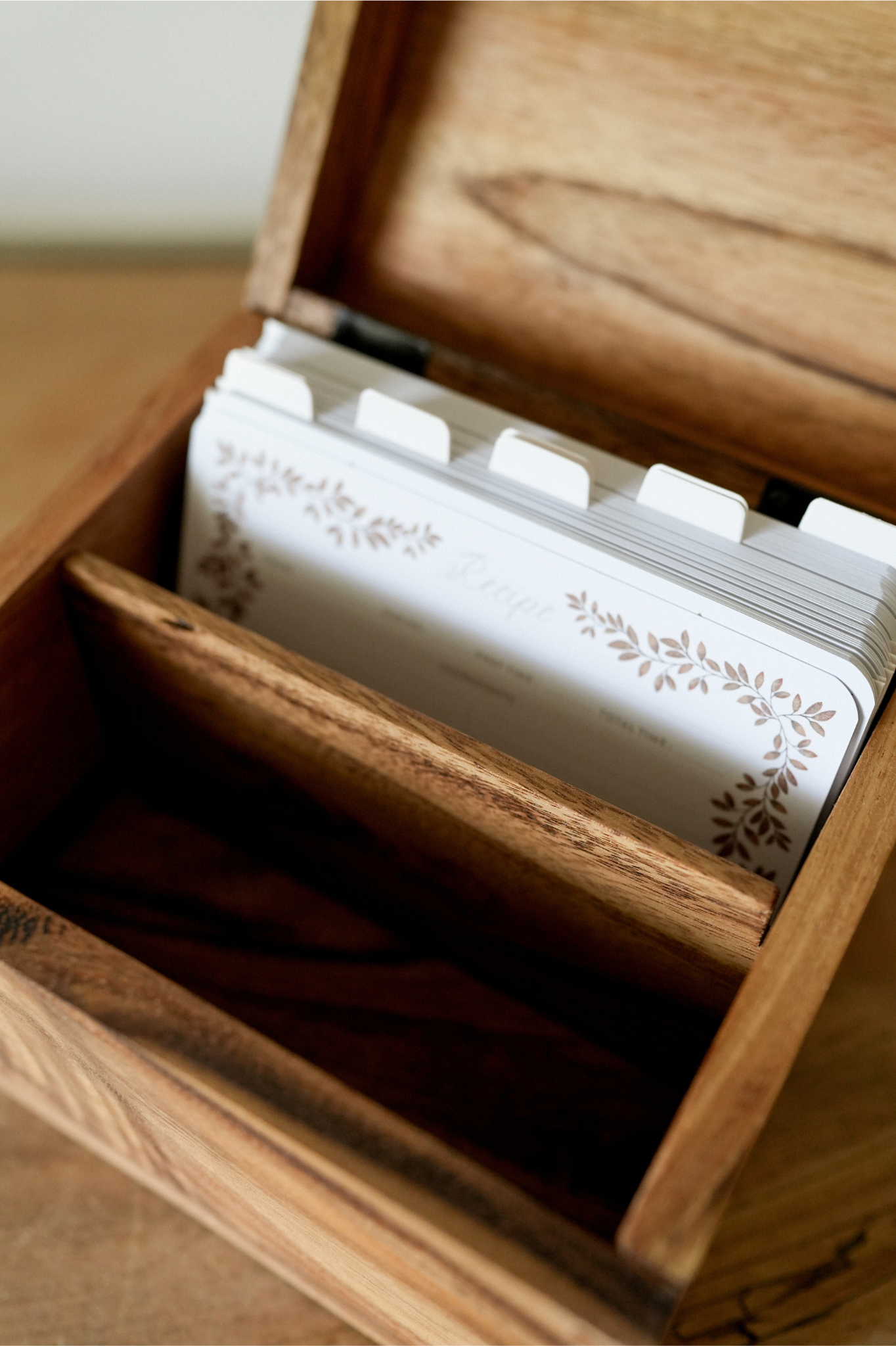 Acacia Recipe Box