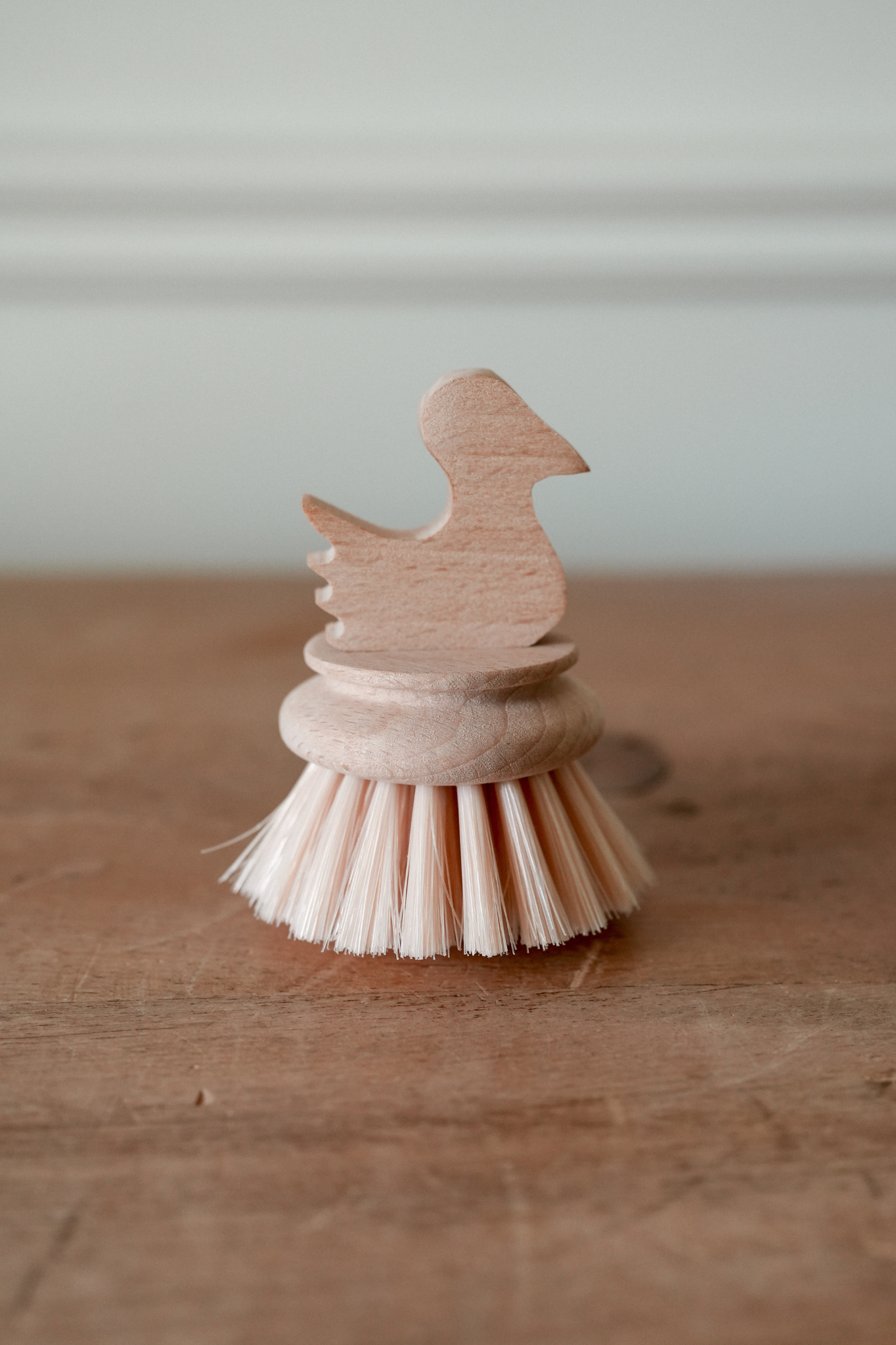 Wooden Duckling Cleaning Brush