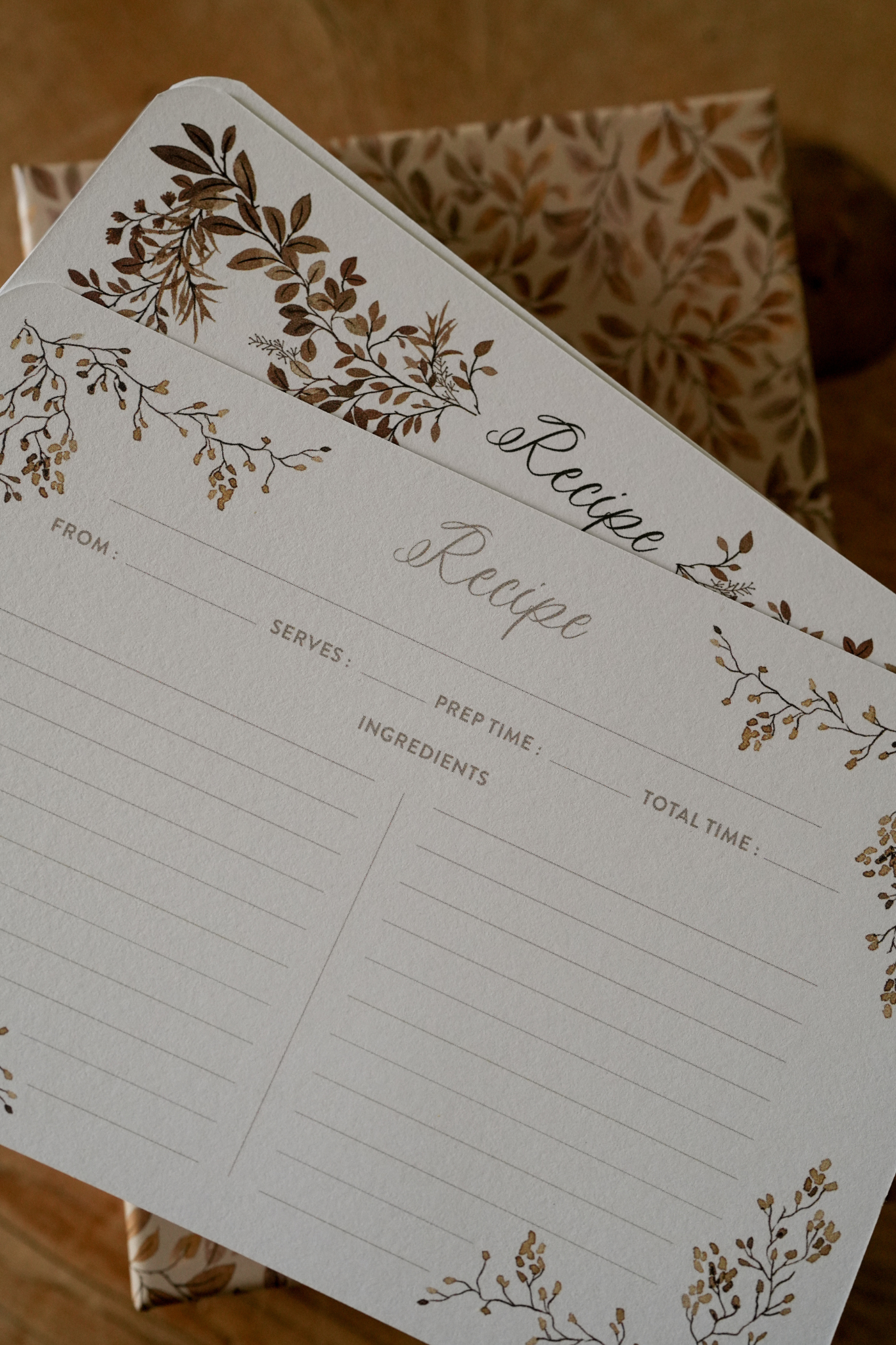 Heirloom Recipe Cards