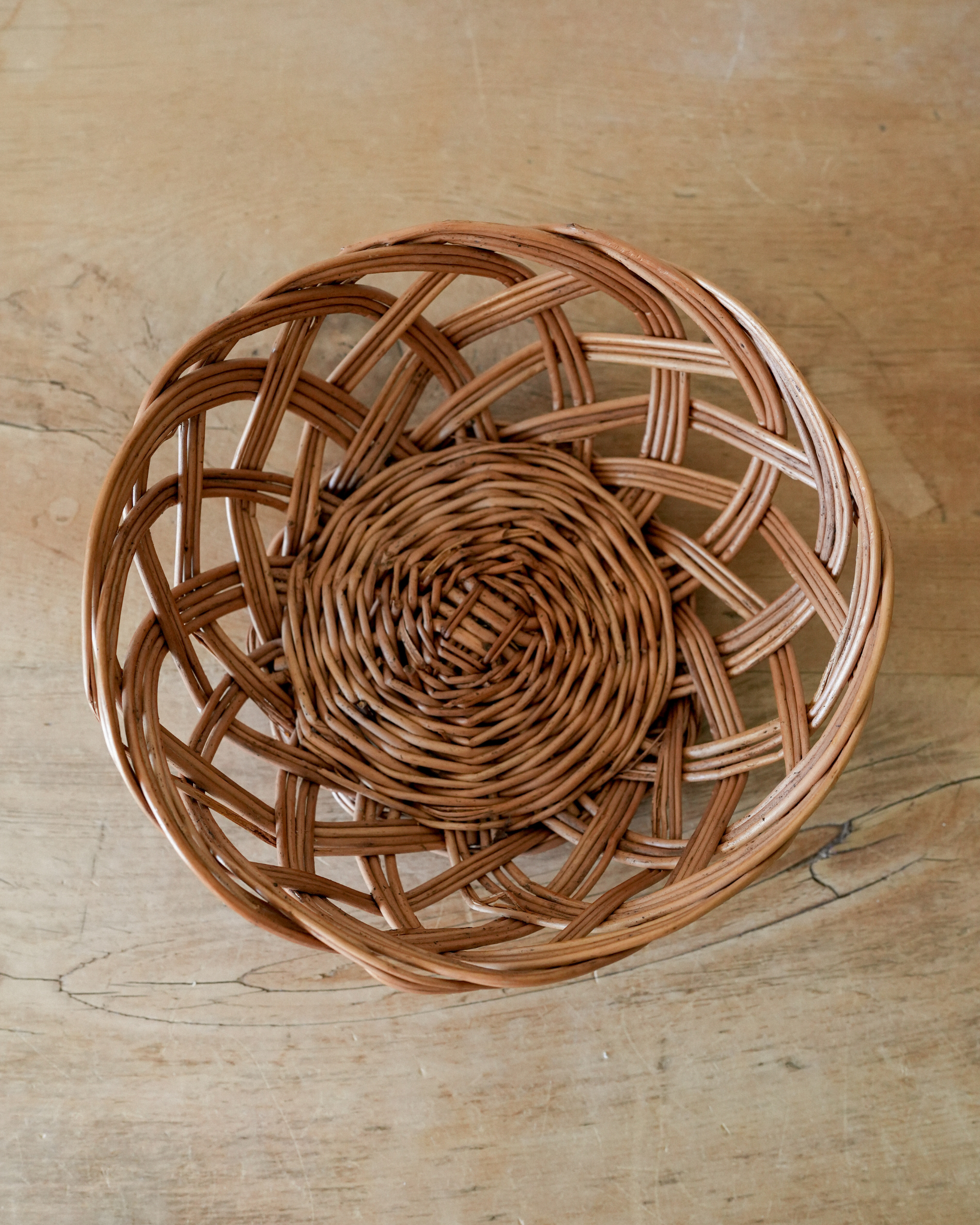 Handwoven Wicker Fruit Basket