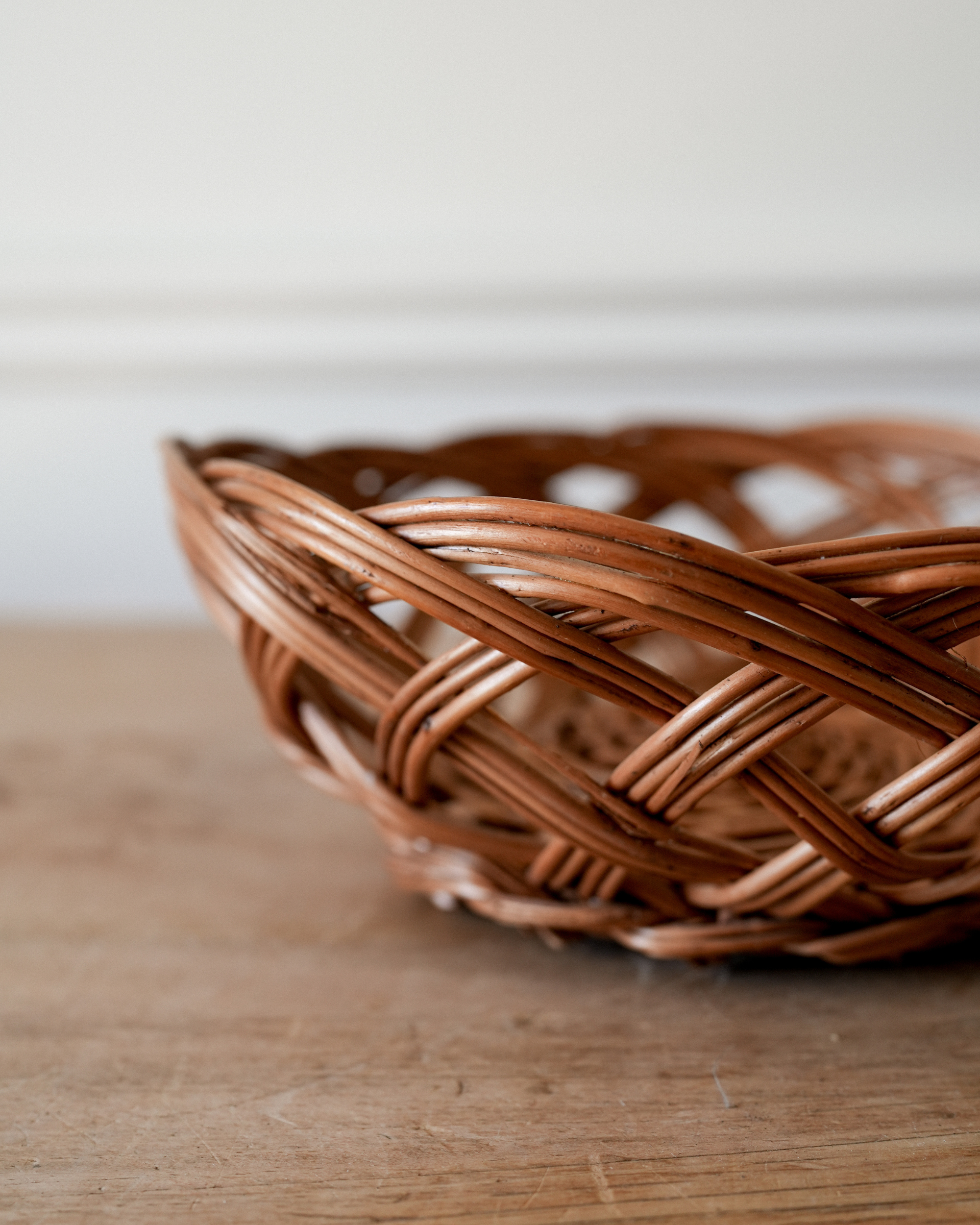 Handwoven Wicker Fruit Basket