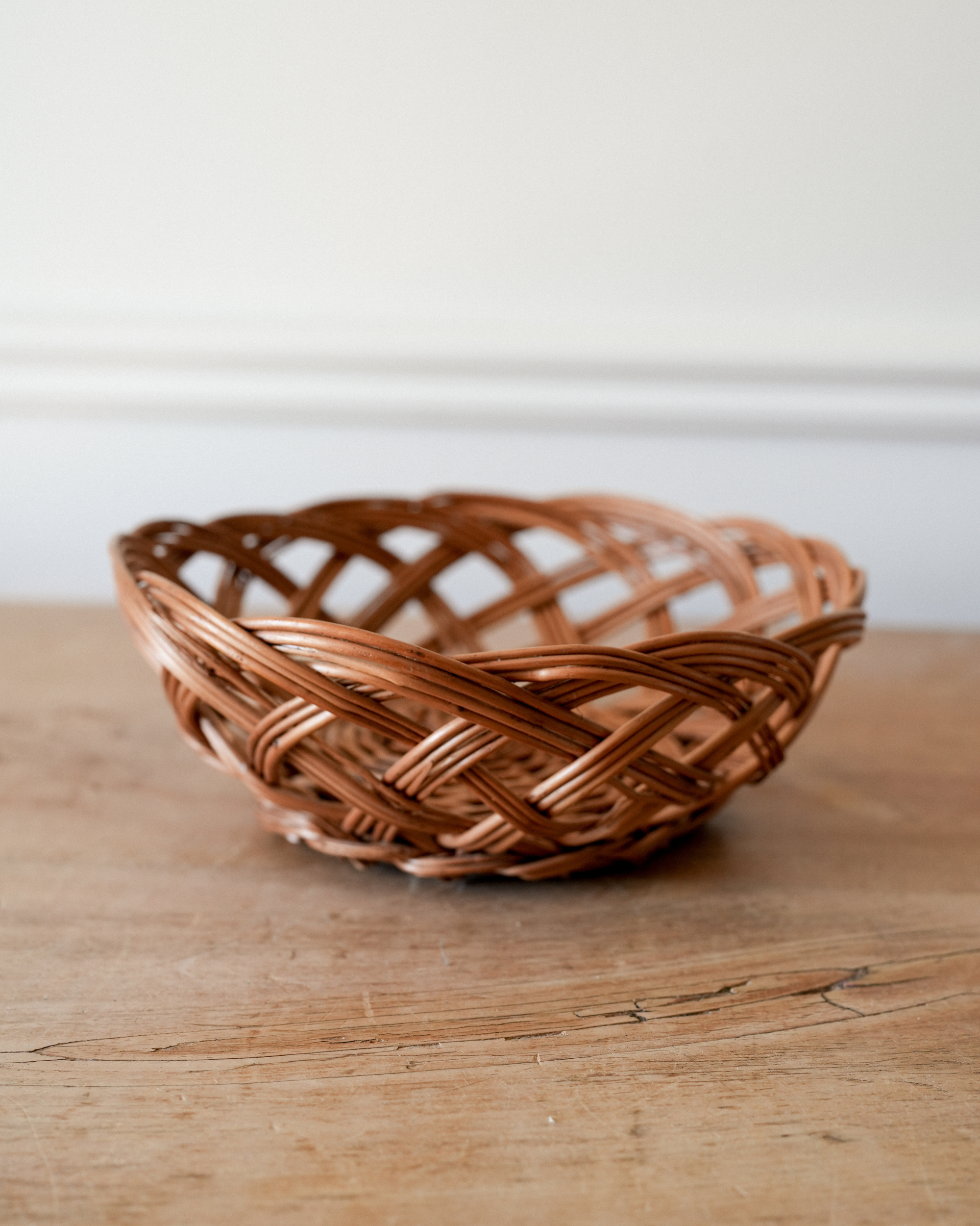 Handwoven Wicker Fruit Basket