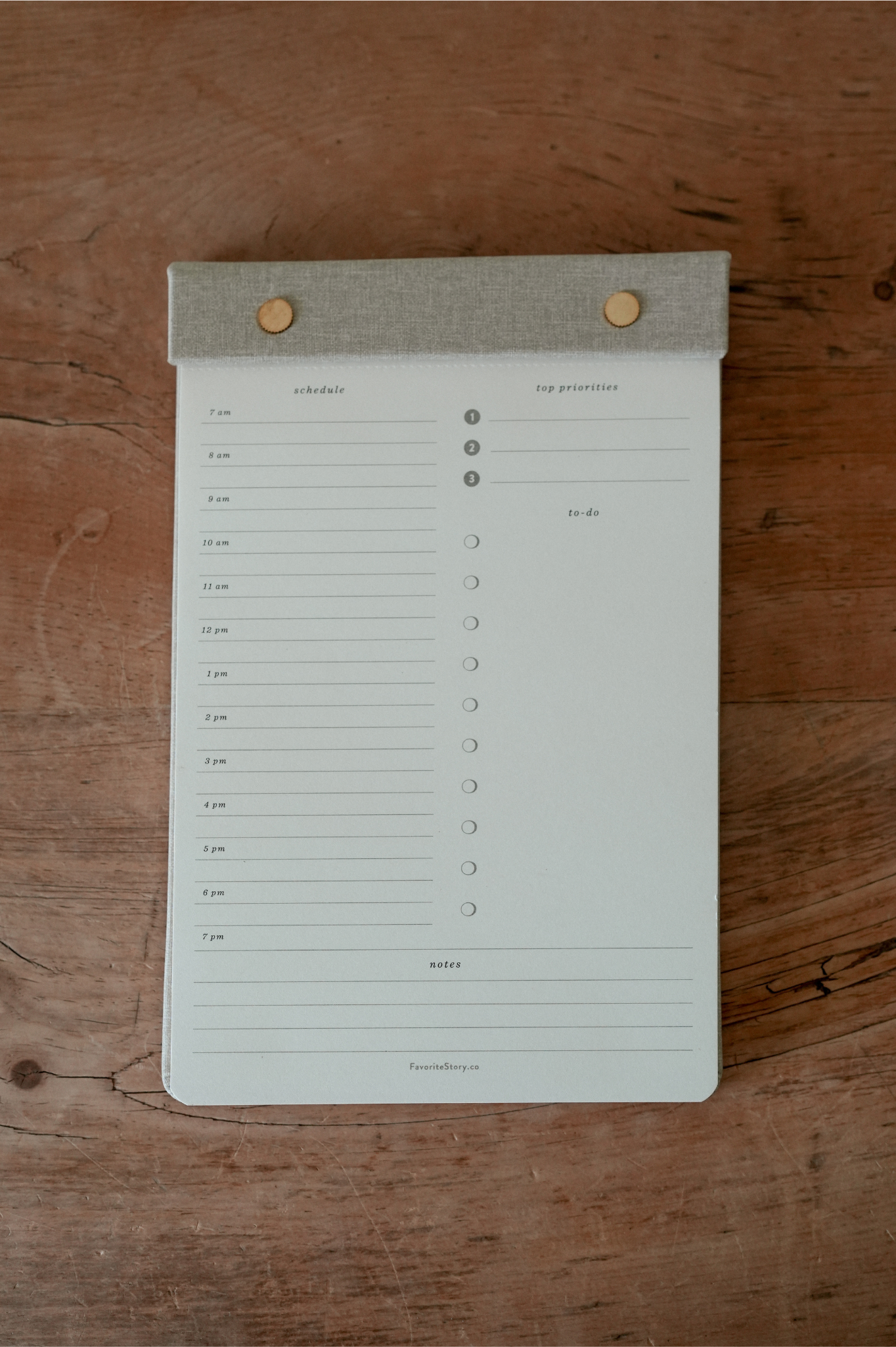 Daily Planner Notepad