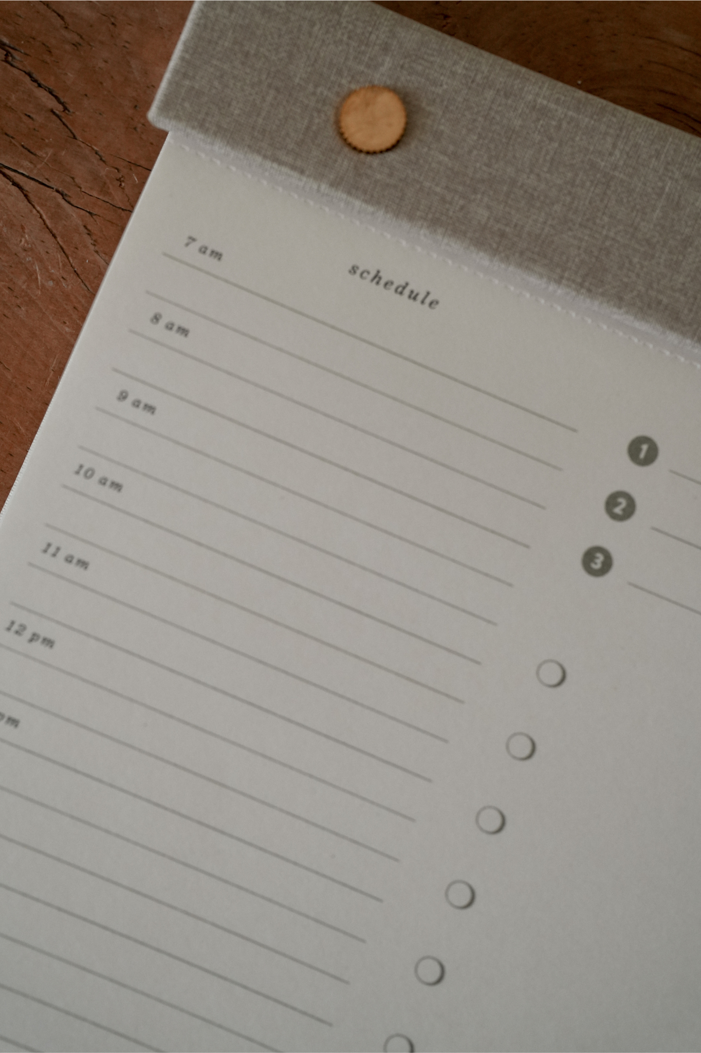 Daily Planner Notepad