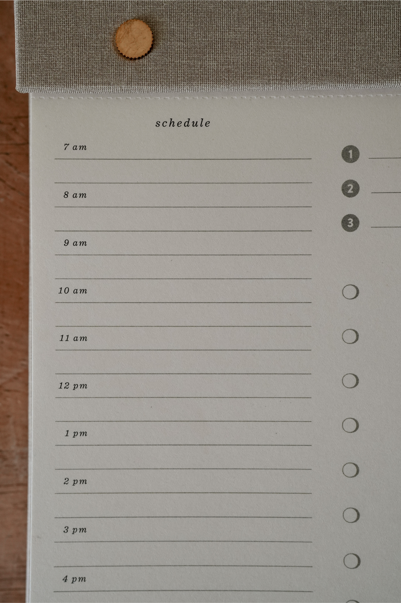 Daily Planner Notepad