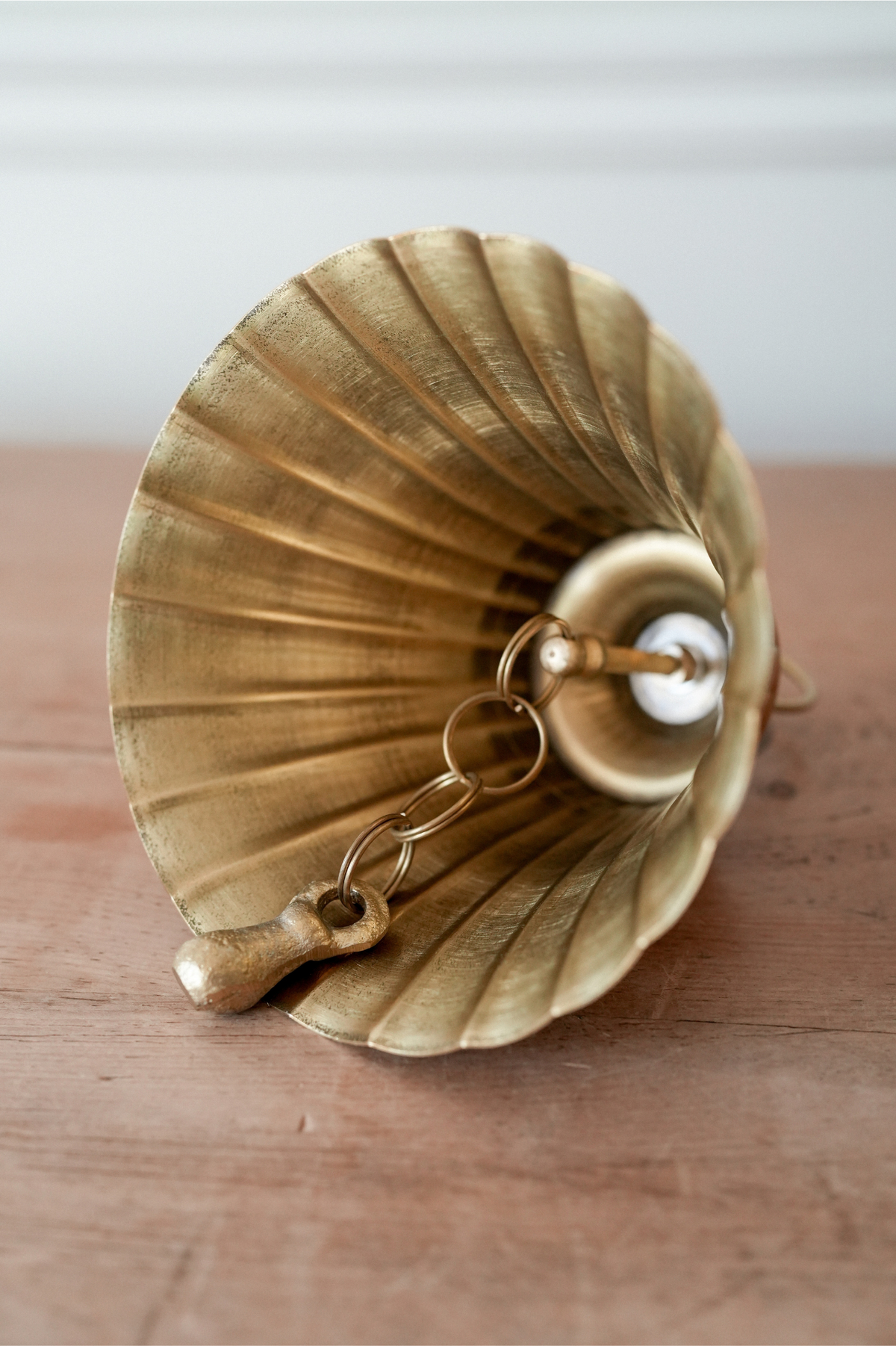 Scalloped Brass Bell