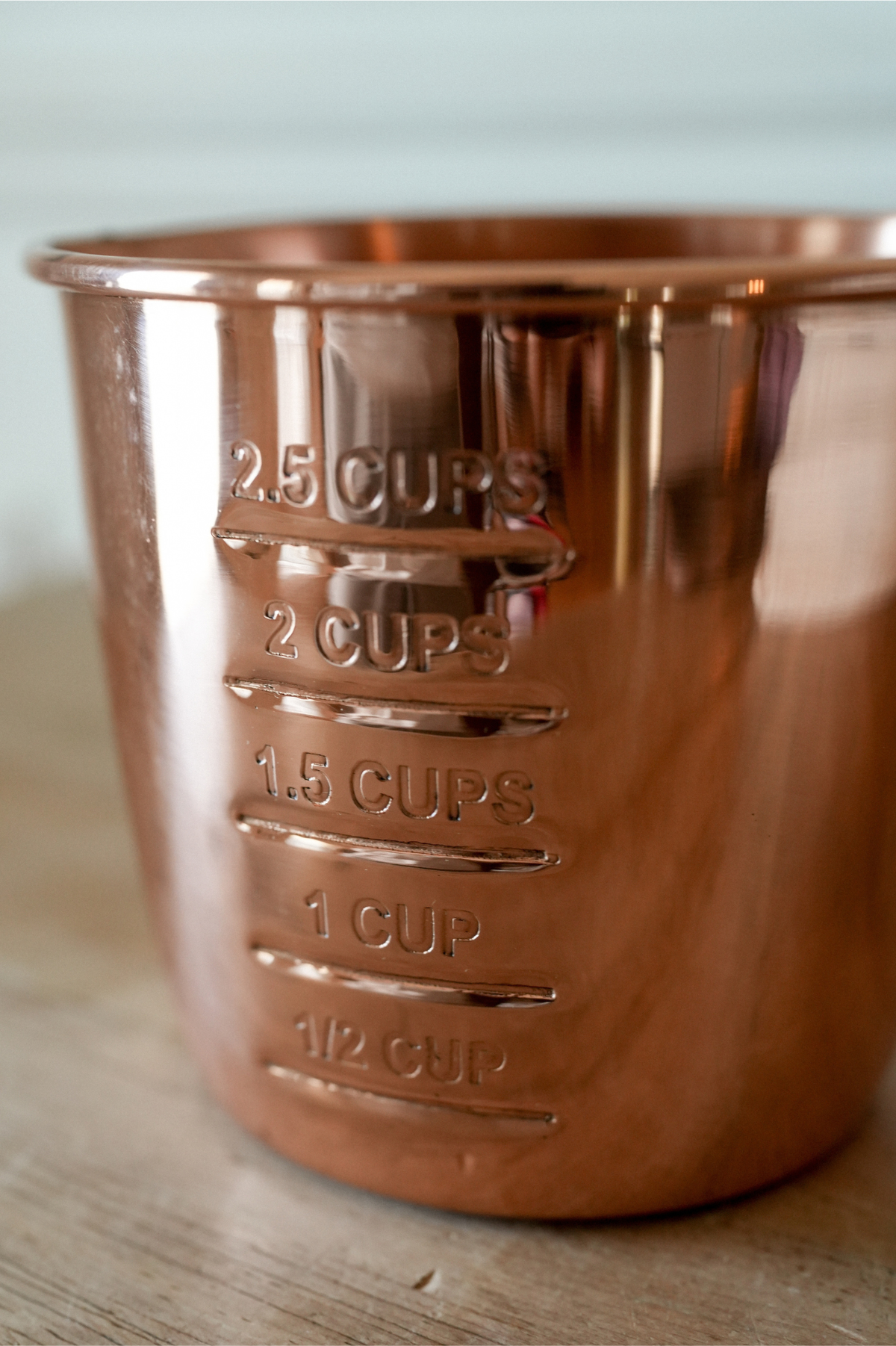 Copper Liquid Measuring Cup · 2½ Cup