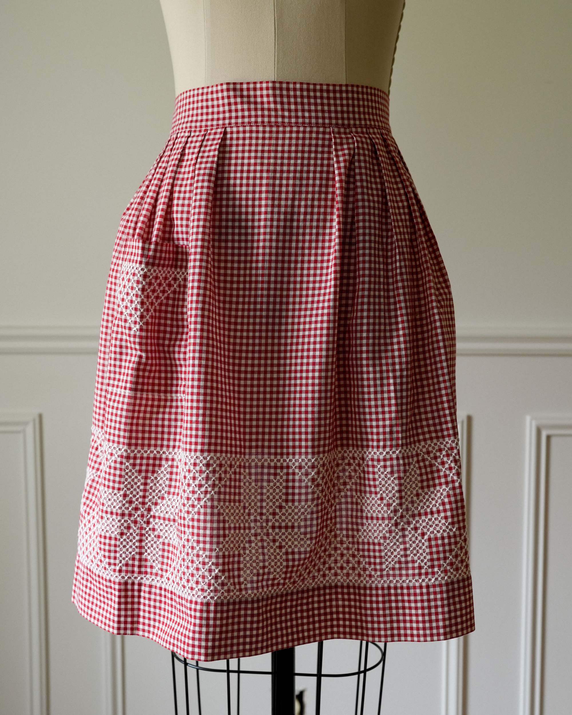 Vintage Cross-stitch Apron
