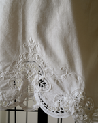 Embroidered Cotton Apron