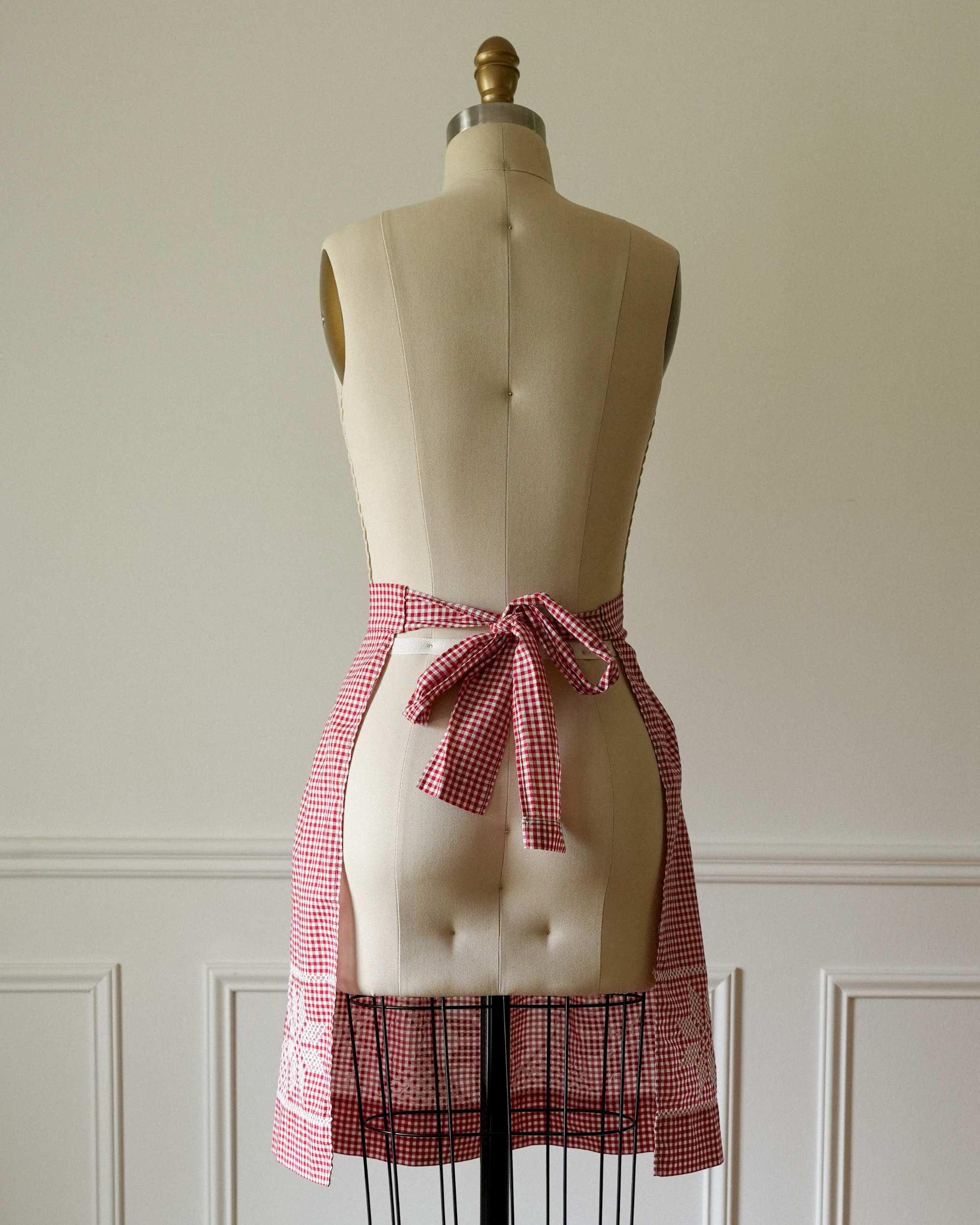 Vintage Cross-stitch Apron