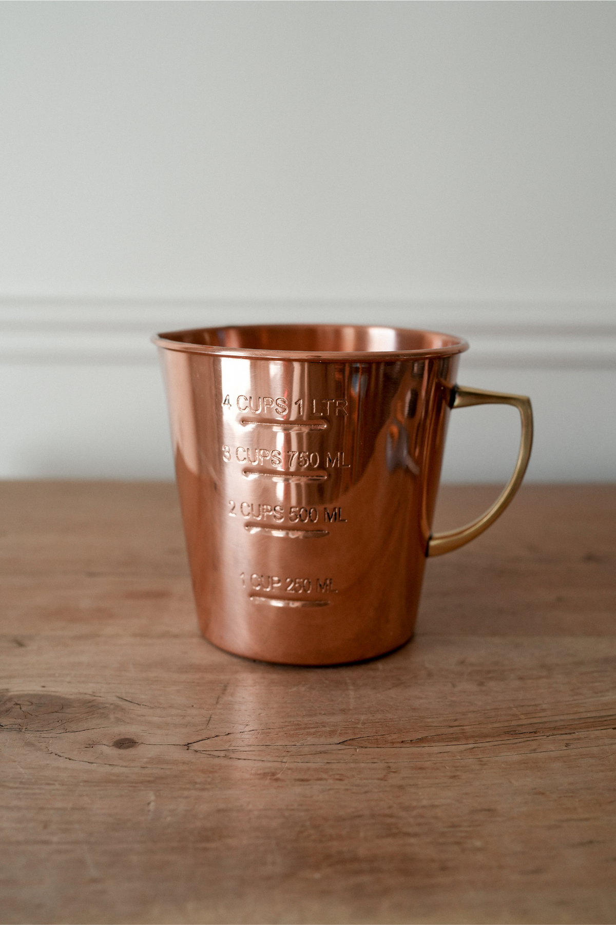 Copper Liquid Measuring Cup · 4 Cup