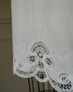 Embroidered Cotton Apron
