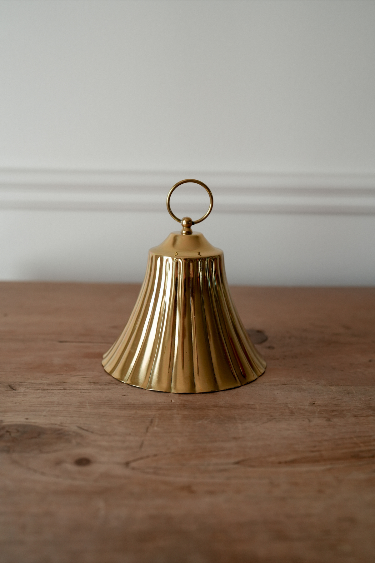 Scalloped Brass Bell