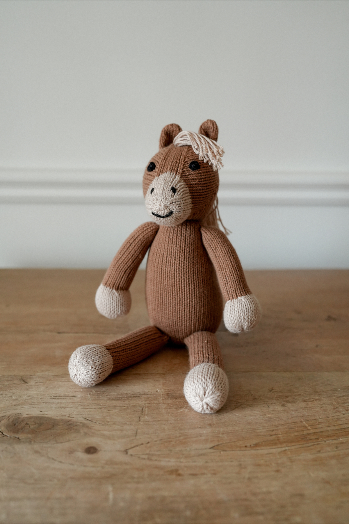 Handmade Knit Horse Stuffed Animal