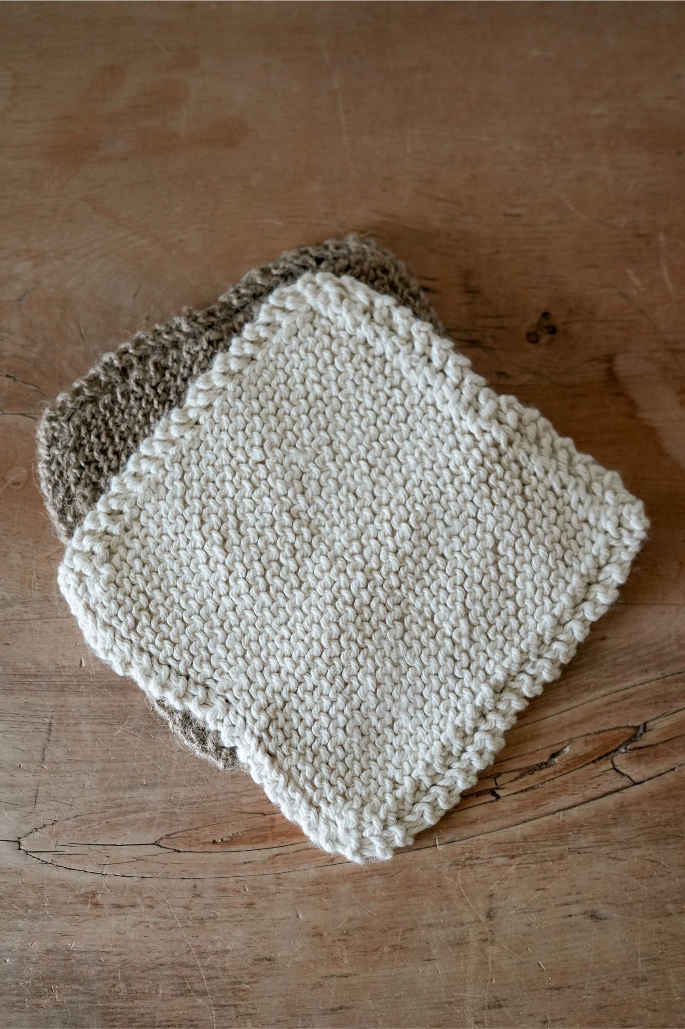 Cotton and Jute Scrub Cloth Set